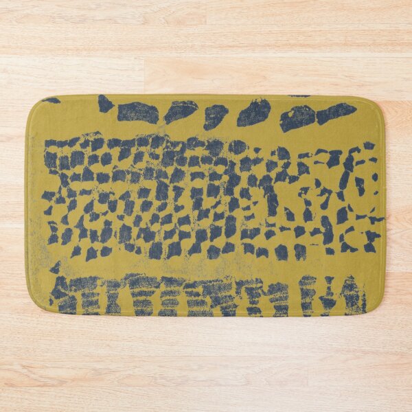 Item preview, Three Grains Textured Monoprint - Saffron + Dusk designed and sold by Irene Estelle.