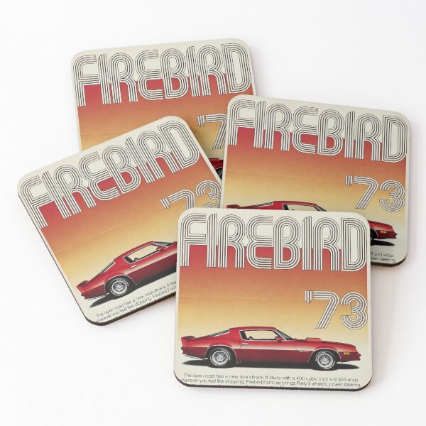 Item preview, 1973 Firebird Vintage Ad Style Muscle Car Art designed and sold by TheArtOfCar.