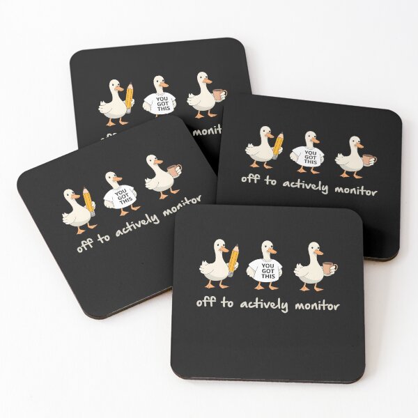 Item preview, Off To Actively Monitor Teacher Testing Day Goose designed and sold by KarimSoCute.
