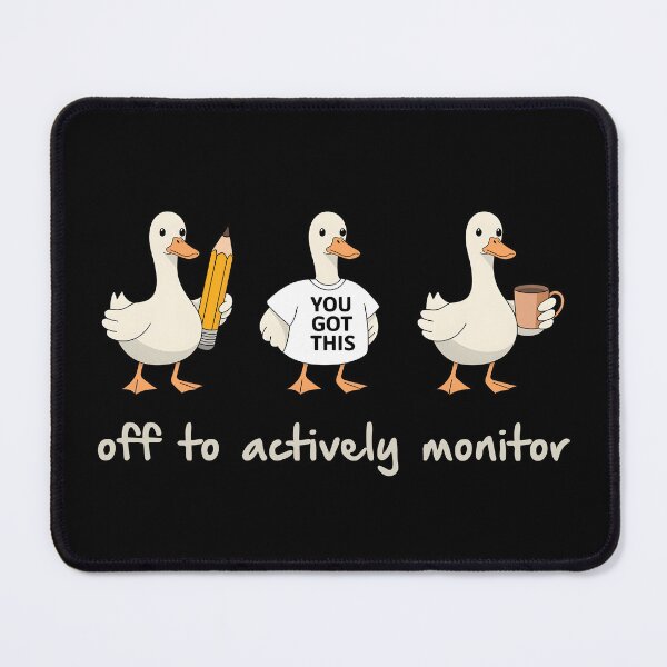 Item preview, Off To Actively Monitor Teacher Testing Day Goose designed and sold by KarimSoCute.