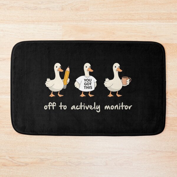 Item preview, Off To Actively Monitor Teacher Testing Day Goose designed and sold by KarimSoCute.
