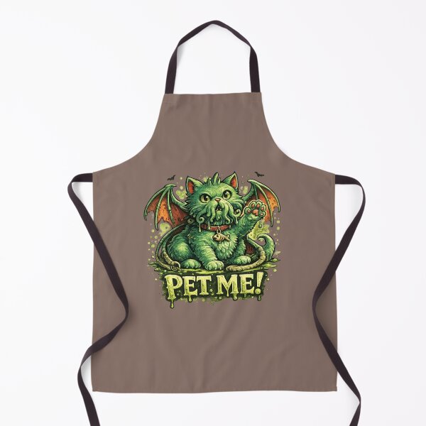 Item preview, Funny Cthulhu Cat Pet Me Illustration designed and sold by Stickers Designer.