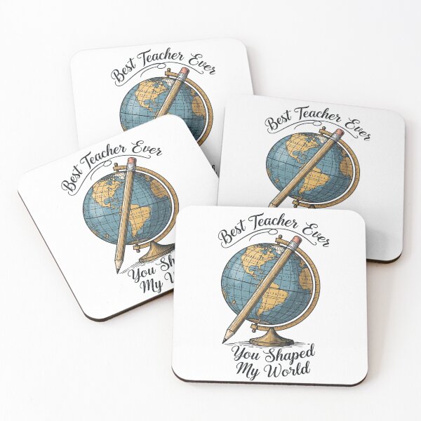 Item preview, Best Teacher Ever – You Shaped My World designed and sold by FlamaC.