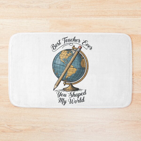 Item preview, Best Teacher Ever – You Shaped My World designed and sold by FlamaC.