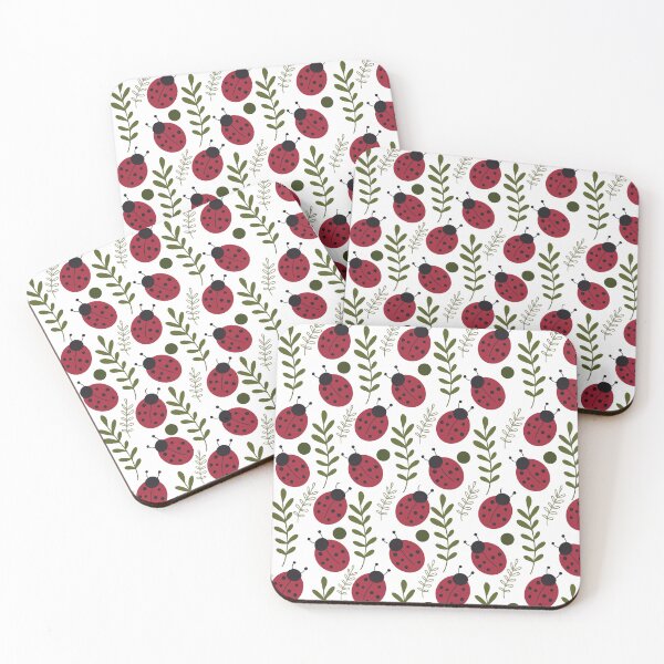 Item preview, Ladybug leafs designed and sold by SuperFloofRes.