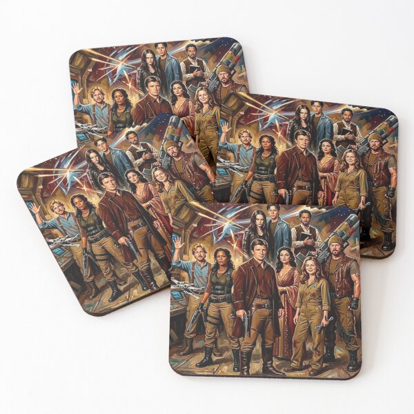 Item preview, Firefly Flight: Stylized Intergalactic Tribute designed and sold by Art's Diner.