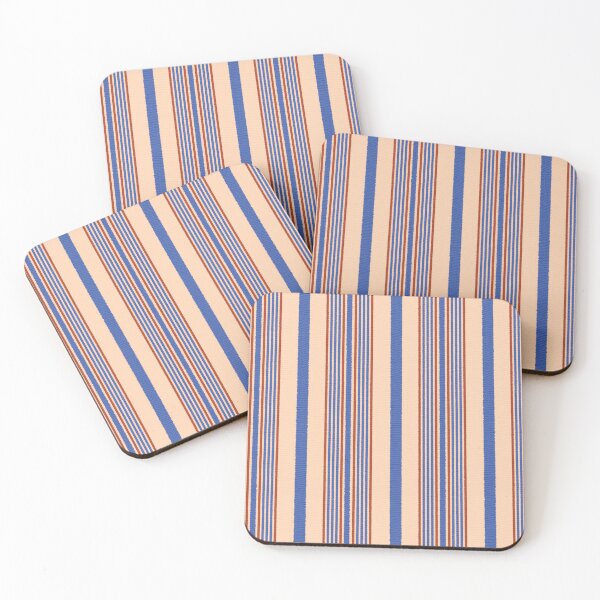 Item preview, Wallpaper in Retro Modern Stripes - Sunset Coast designed and sold by Brianaidesigns.