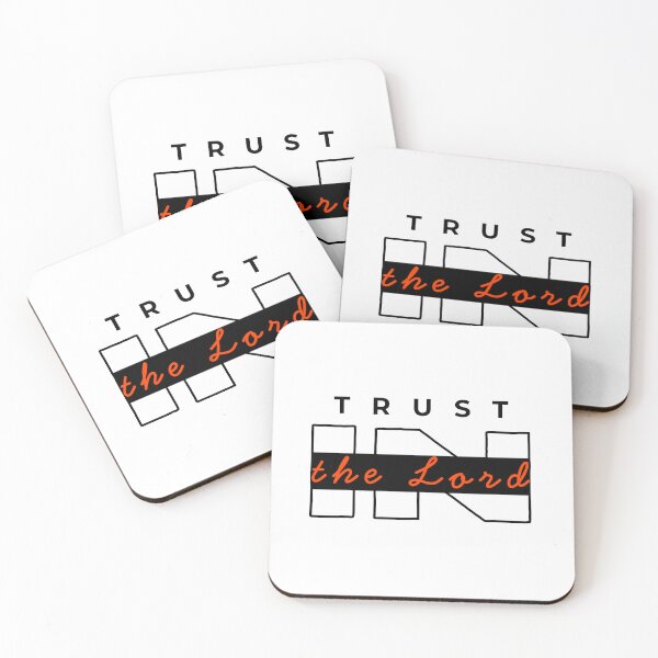 Item preview, Trust In The Lord Minimal Art Faith Design designed and sold by FaithStatement.