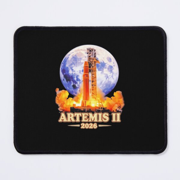 Item preview, Artemis II 2026 Rocket Launch Moon Mission Realistic Space Classic T-Shirt designed and sold by kittens2doggy.