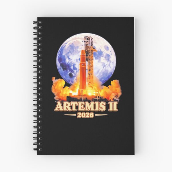 Item preview, Artemis II 2026 Rocket Launch Moon Mission Realistic Space Classic T-Shirt designed and sold by kittens2doggy.