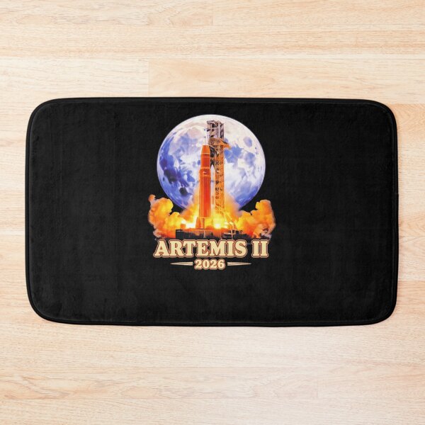 Item preview, Artemis II 2026 Rocket Launch Moon Mission Realistic Space Classic T-Shirt designed and sold by kittens2doggy.