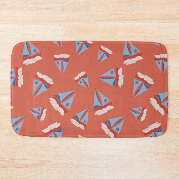 Item preview, Scattered Nautical Yachts and Ocean Waves NO24 Scattered Yachts designed and sold by HueyDesign.