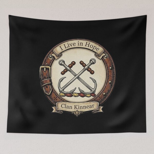 Item preview, Clan Kinnear Crest designed and sold by BagTown Clans.