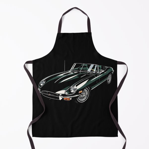 Item preview, 1966 Jaguar E-Type Roadster – Timeless British Classic in Deep Green T-Shirt designed and sold by Stinky Lincy's Apparel Company.