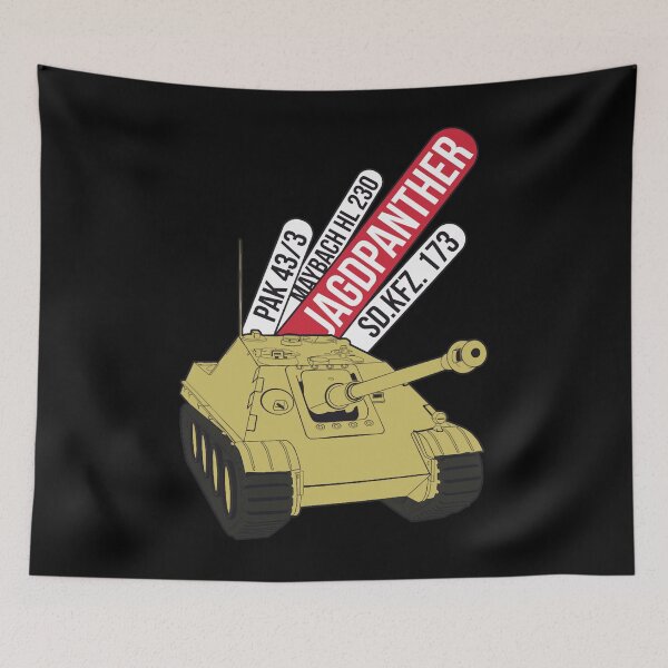 Item preview, Jagdpanther Tank Destroyer WWII Design designed and sold by Emberglowo.