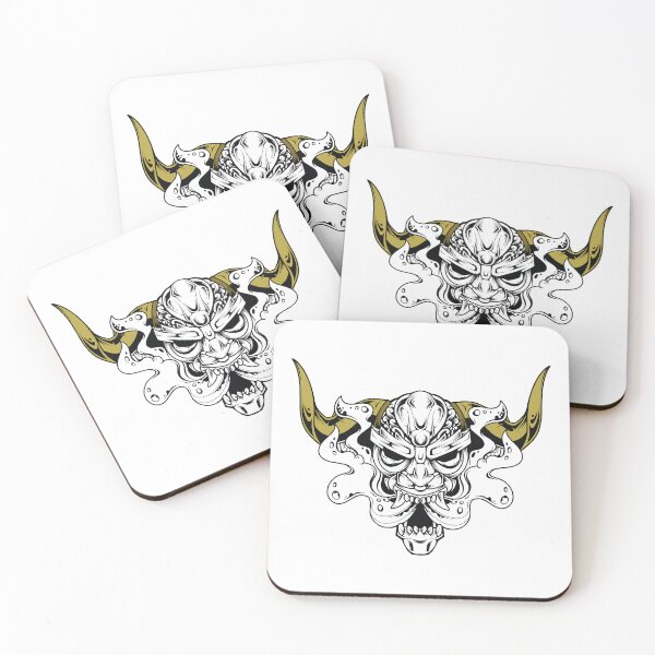 Item preview, horned skull designed and sold by DopiqueDesign.