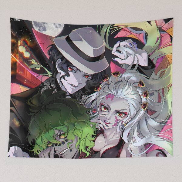 Item preview, Daki Demon Slayer Moonlit Villain Circle designed and sold by 108Recordings.