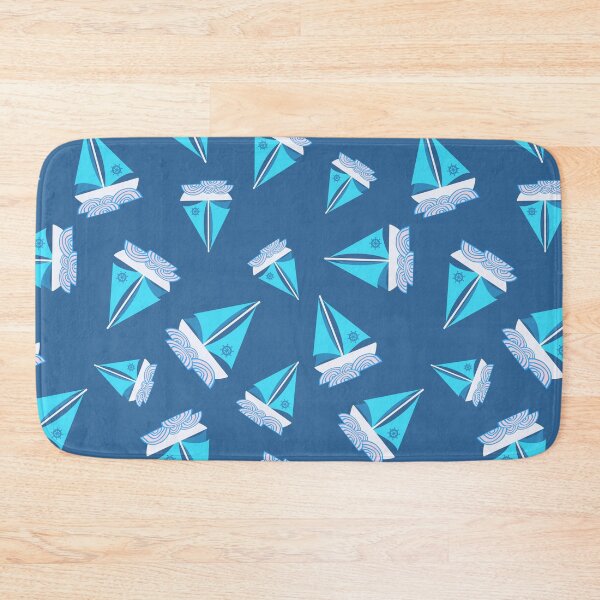 Item preview, Scattered Nautical Yachts and Ocean Waves NO25 Scattered Yachts designed and sold by HueyDesign.
