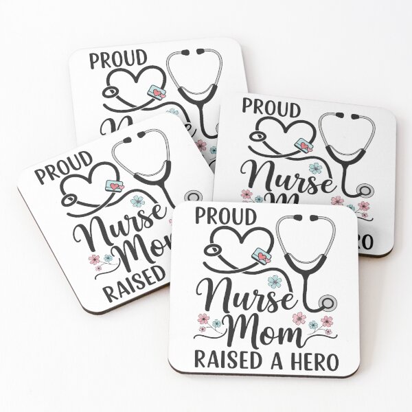 Item preview, Proud Nurse Mom – Raised a Hero designed and sold by FlamaC.