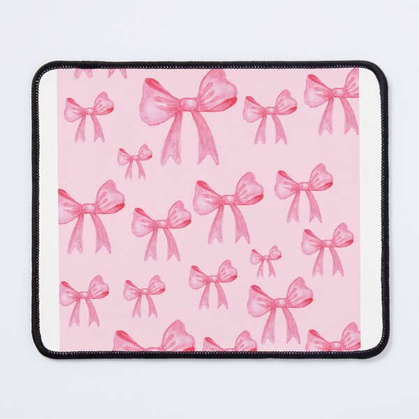 Item preview, Coquette Aesthetic Pink Watercolor Bows designed and sold by BismArtStudio.