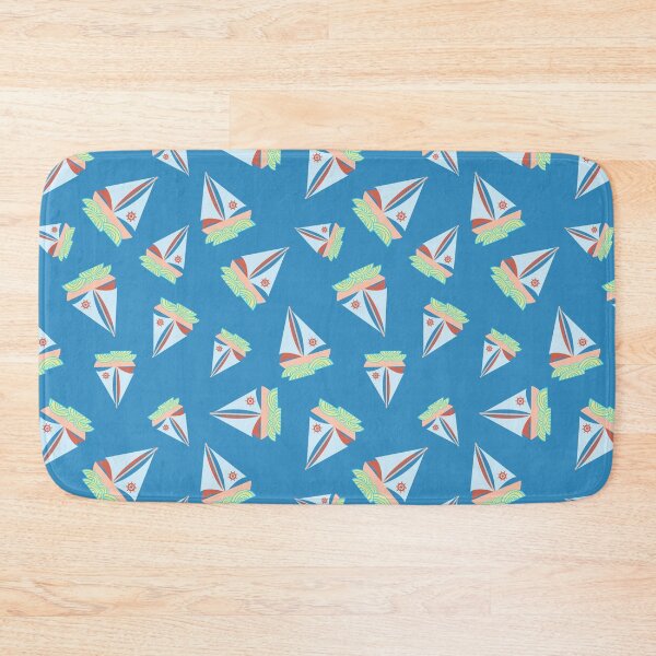 Item preview, Scattered Nautical Yachts and Ocean Waves NO27 Scattered Yachts designed and sold by HueyDesign.