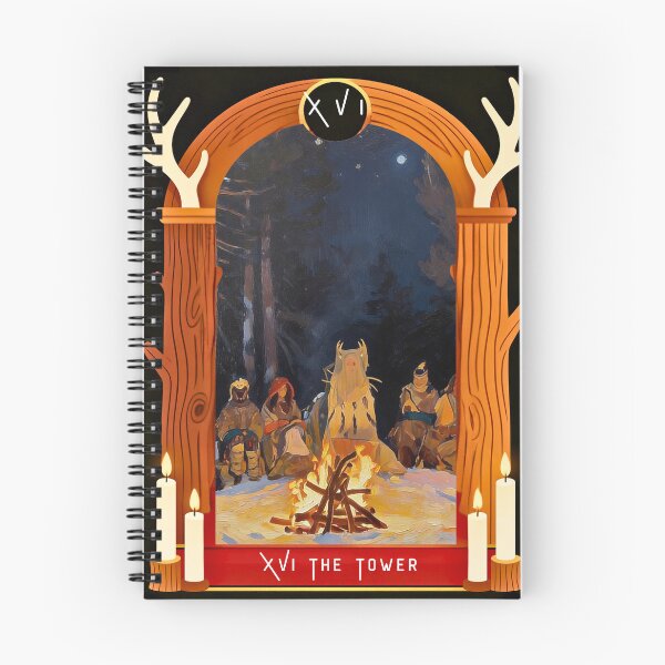 Item preview, XVI The Tower of the Wilderness Supper, Yellowjackets  designed and sold by NerdsOfPryde.