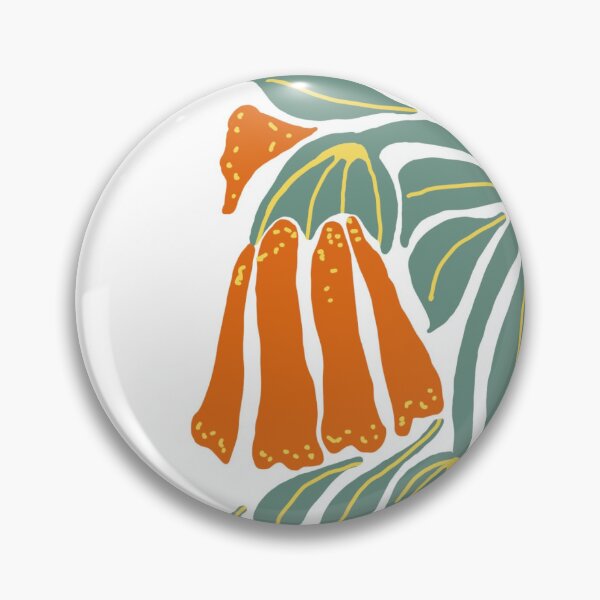 Item preview, Orange bell-shaped flowers designed and sold by Chadstudio.