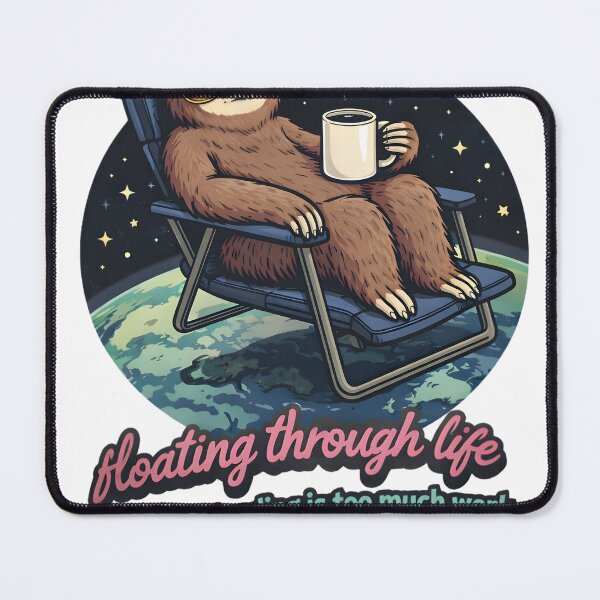 Item preview, Lazy Sloth Chill Mode Floating Through Life Funny Aesthetic Design designed and sold by VibeFusionX.