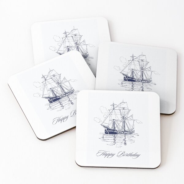 Item preview, Sailboat Birthday Card designed and sold by erturk.jpeg.