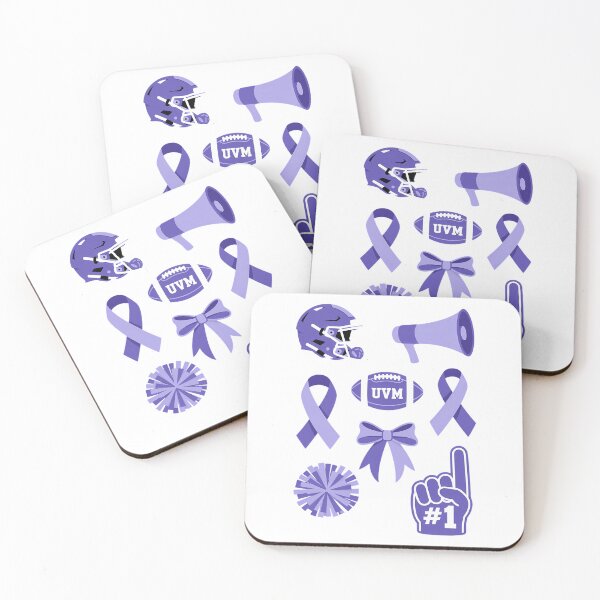 Item preview, Purple Football Cheer Pancreatic Cancer Awareness designed and sold by PunkNation-Arts.