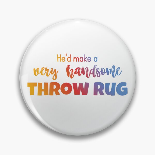 Item preview, Handsome Throw Rug designed and sold by Further Up Designs.