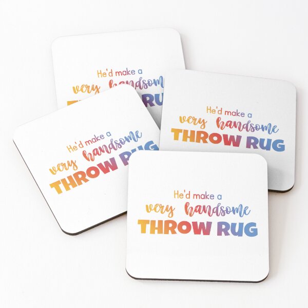 Item preview, Handsome Throw Rug designed and sold by Further Up Designs.