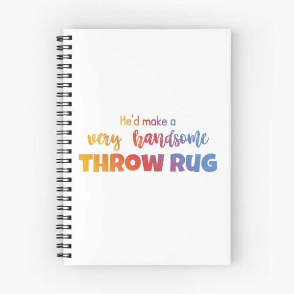 Item preview, Handsome Throw Rug designed and sold by Further Up Designs.