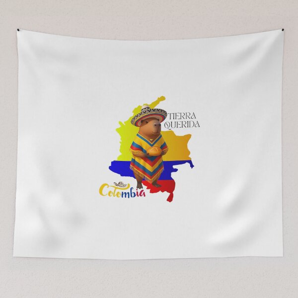 Item preview, Capibara Poncho Hat and Colombian Bread designed and sold by ArtMochis.