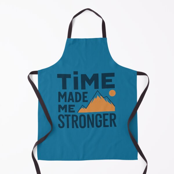 Item preview, Time Made Me Stronger – Inspirational Aging Quote designed and sold by AmoebaPress.