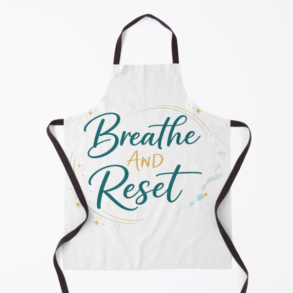 Item preview, Breathe And Reset Typography Design | Minimal Motivational Quote Aesthetic | Mindfulness Calm Positive Quote Art designed and sold by Sanika arts .