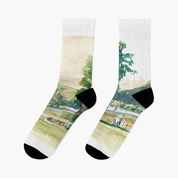 Item preview, Serene Lakeside Garden designed and sold by The Hueman.
