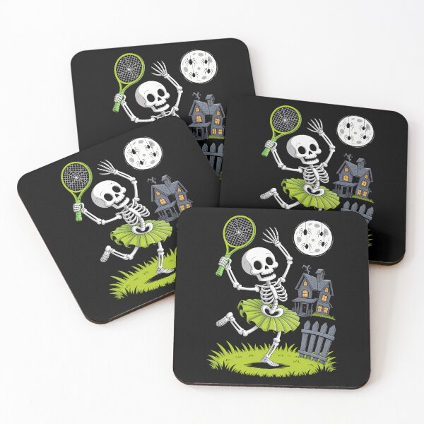 Item preview, Spooky Pickleball Halloween Skeleton  designed and sold by PunkNation-Arts.