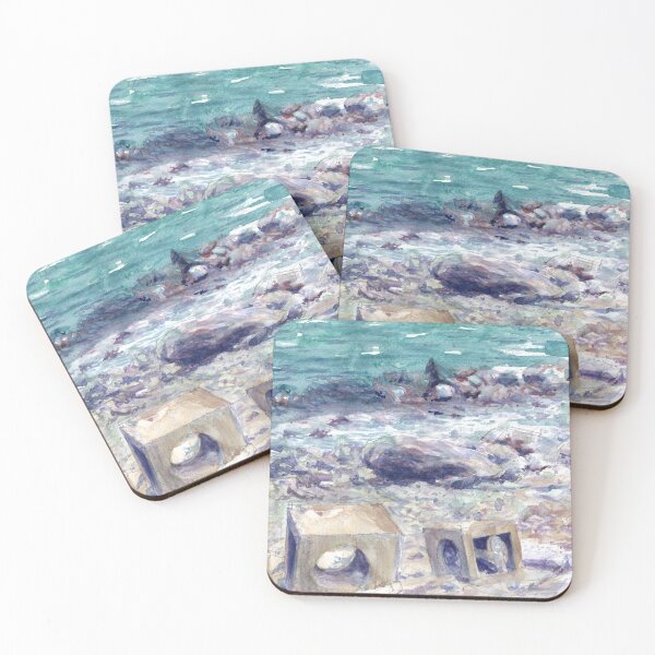 Item preview, Stillness by the Sea Shore designed and sold by The Hueman.