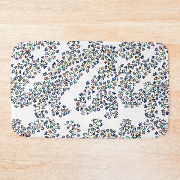 Item preview, Wave of Flowers - floral and vines original artwork designed and sold by HBBArtShop.