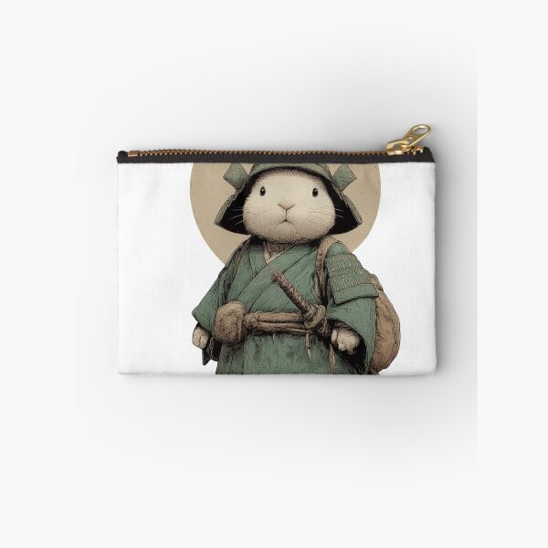 Item preview, Cute Samurai Rabbit – Japanese Warrior Bunny | Kawaii Animal Samurai Art designed and sold by De Aqui y de Alla Studio.