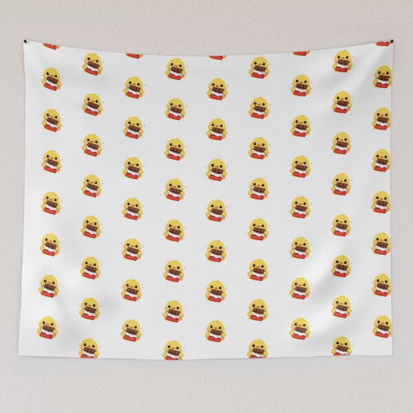 Item preview, Kawaii Yellow Chick Eating Chocolate Bar - Cute Chibi Bird Dessert designed and sold by Trendora90.