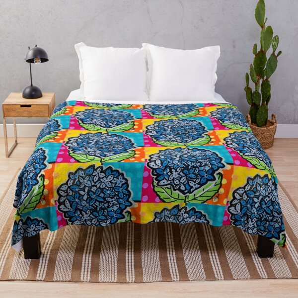 Item preview, Blue Hydrangea designed and sold by Rebecca Lyon Art .