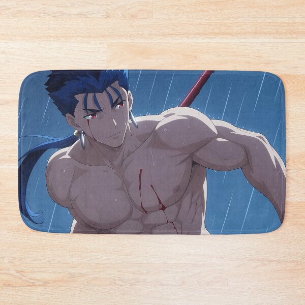 Item preview, Lancer Fate Stay Night Anime Rain Wounded Fighter designed and sold by Tokyonomad.