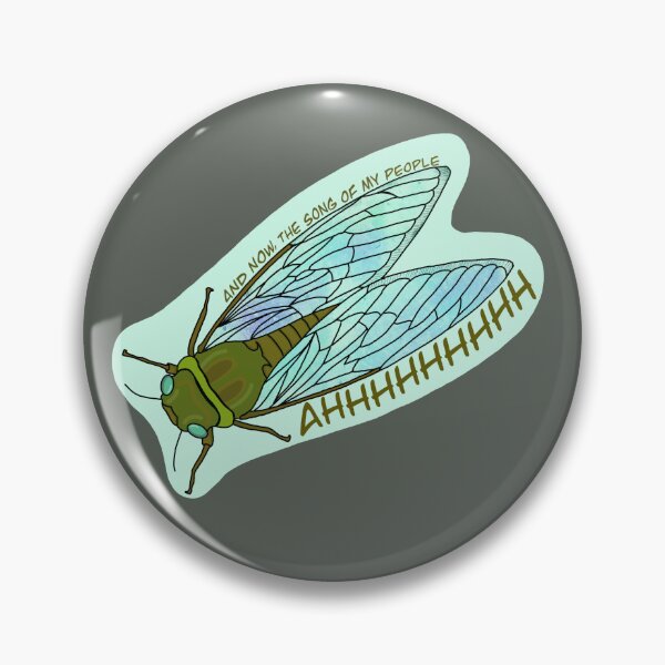 Item preview, Funny Cicada Sticker designed and sold by Khaobi.