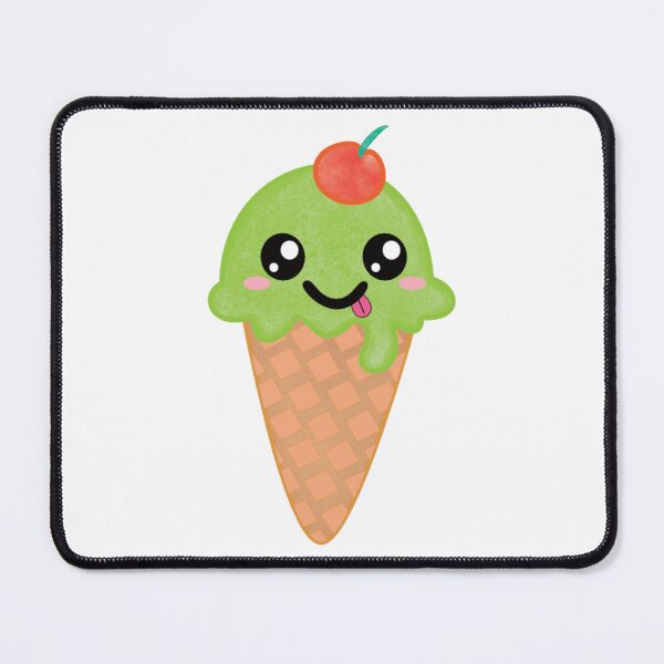 Item preview, Kawaii Ice Cream Cone with Cherry designed and sold by ConysArt.
