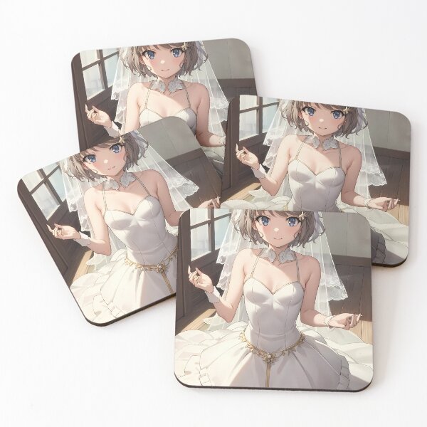 Item preview, Tomoe Koga Bunny Girl Senpai Anime Girl Waifu Wedding Indoor designed and sold by Tokyonomad.