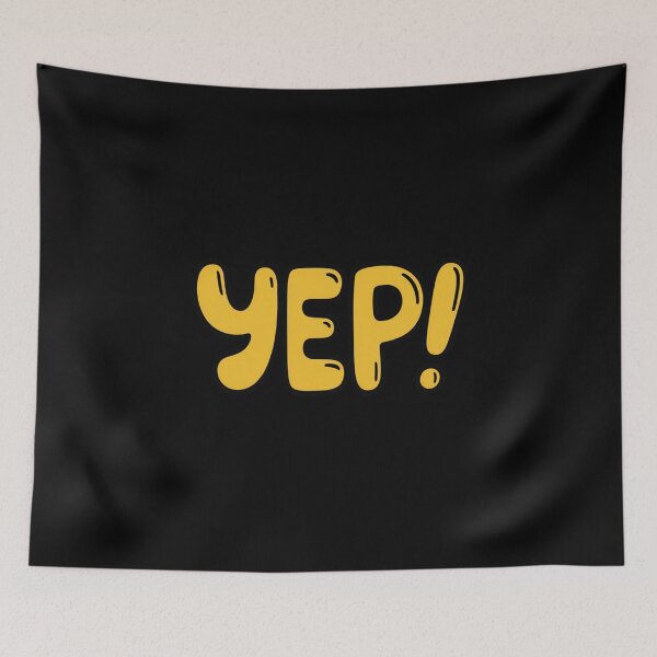 Item preview, Yep - Sunshine Yellow designed and sold by Peter Stawicki.