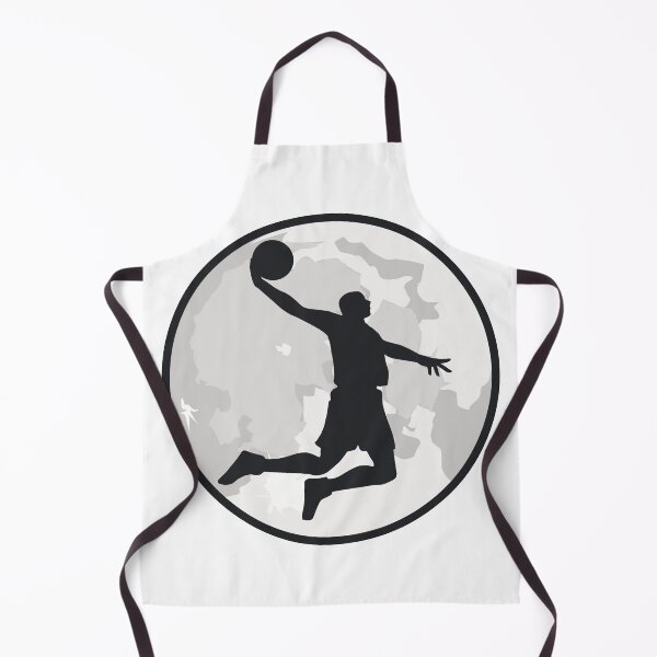 Item preview, Moon and Basketball Player Dunk Night Silhouette Design designed and sold by Jaudaux Designs.