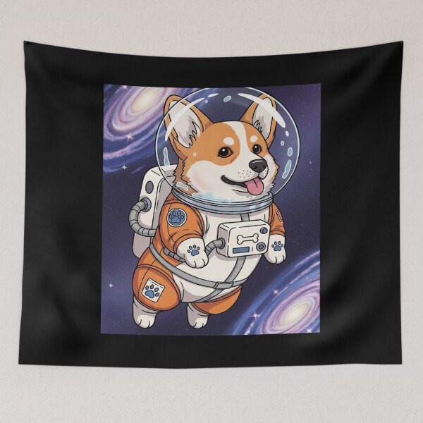 Item preview, Corgi in Space – Unbothered designed and sold by FlamaC.